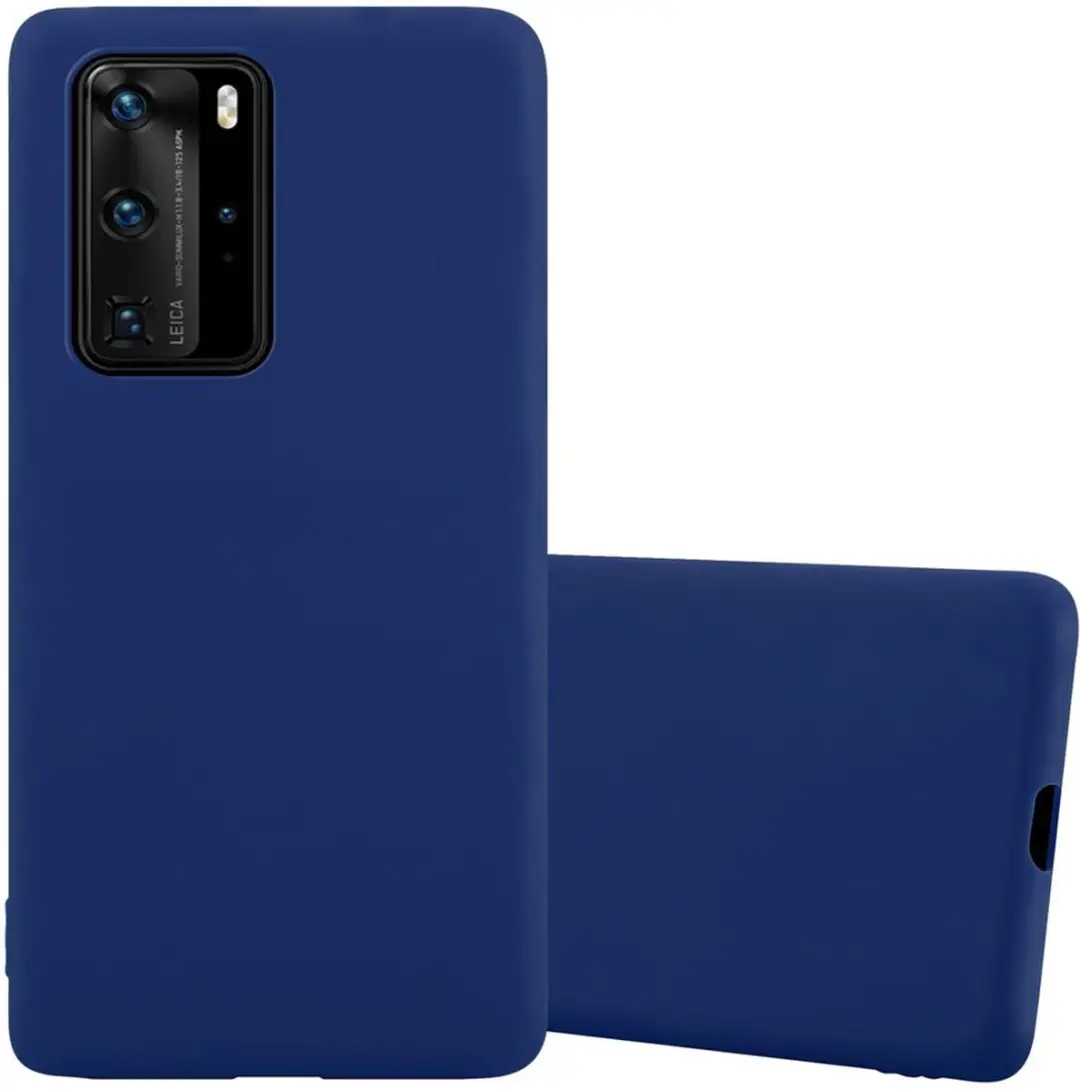 Cadorabo Hoesje geschikt voor Huawei P40 PRO / P40 PRO+ in CANDY DONKER BLAUW