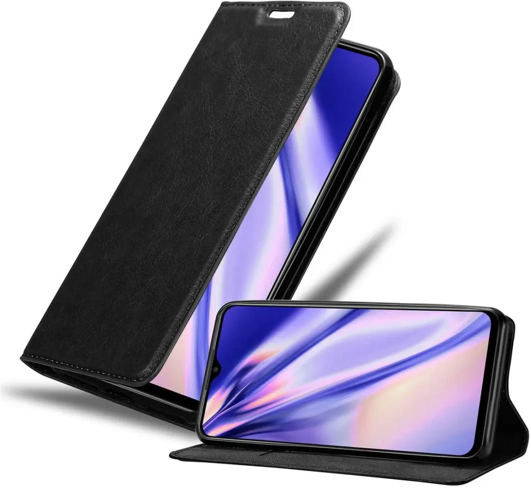 Cadorabo Hoesje geschikt voor Xiaomi RedMi 9 in ZWARTE NACHT