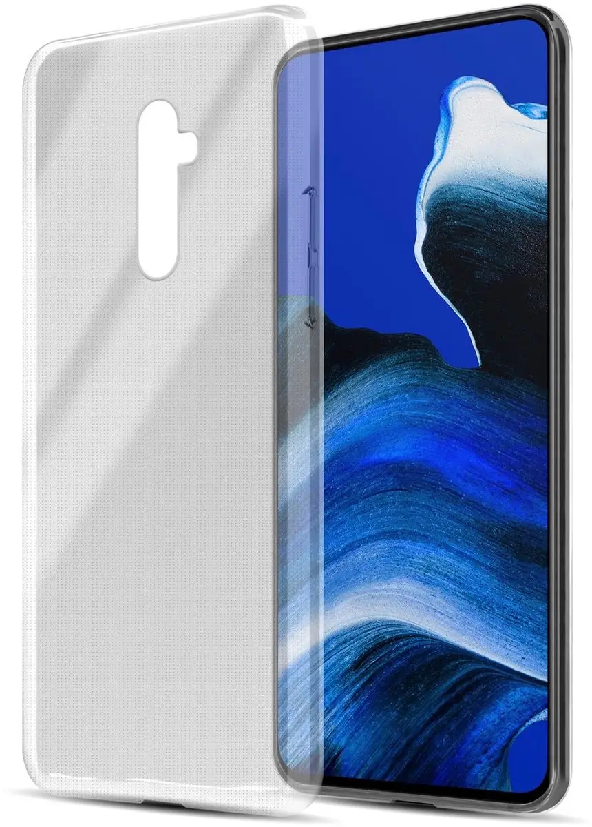 Cadorabo Hoesje geschikt voor Oppo Reno2 in VOLLEDIG TRANSPARANT