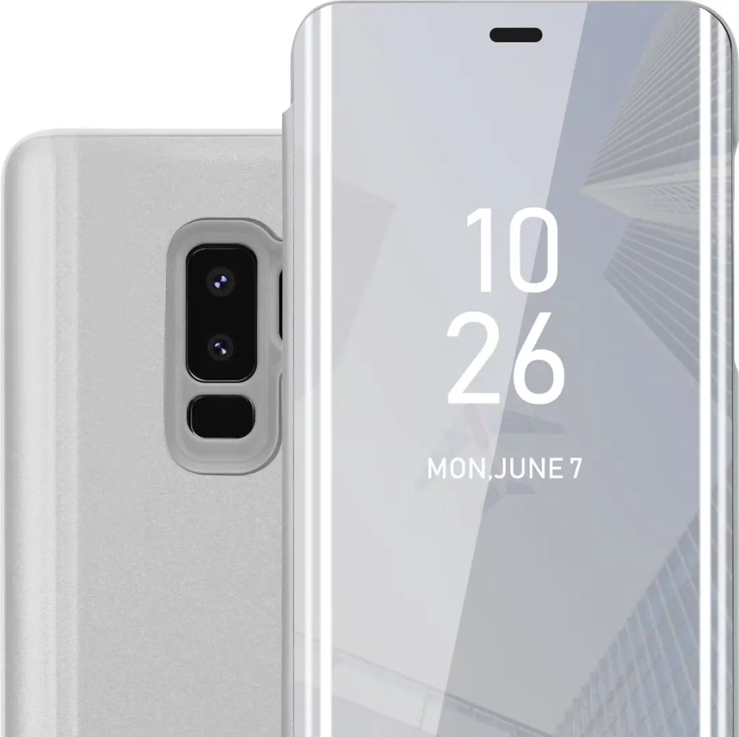 Cadorabo Hoesje geschikt voor Samsung Galaxy S9 PLUS in AGAAT ZILVER