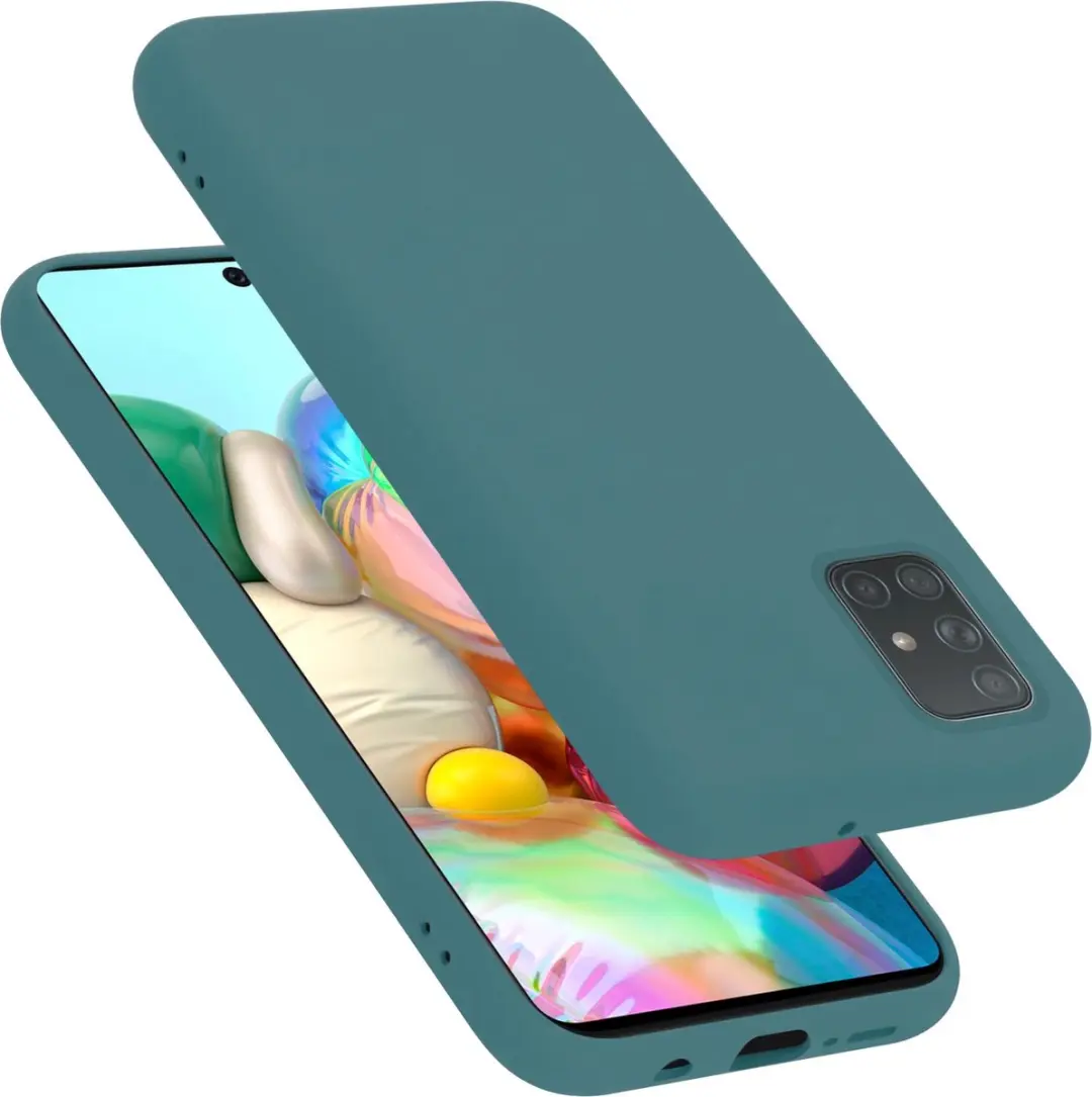 Cadorabo Hoesje geschikt voor Samsung Galaxy A51 4G / M40s in LIQUID GROEN