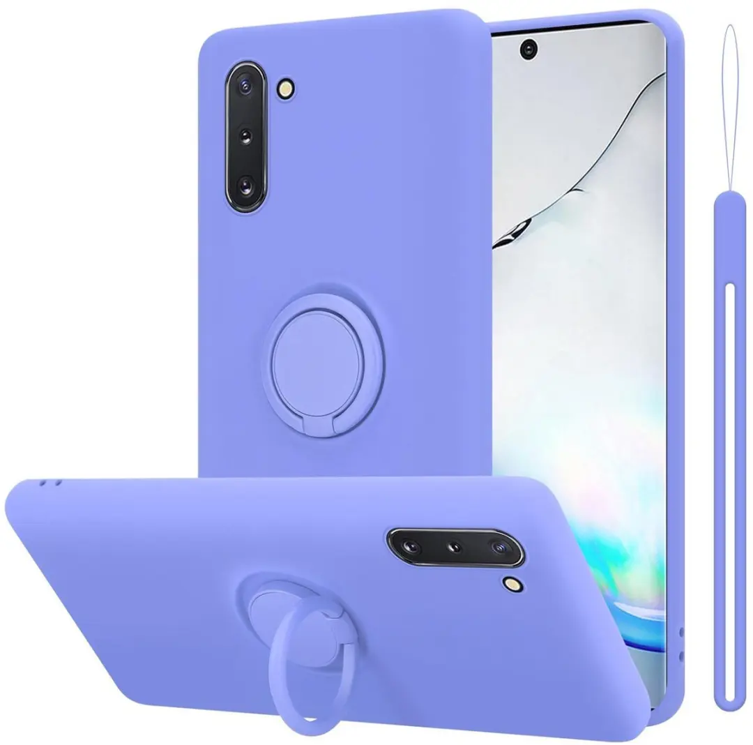Cadorabo Hoesje geschikt voor Samsung Galaxy NOTE 10 in LIQUID LICHT PAARS