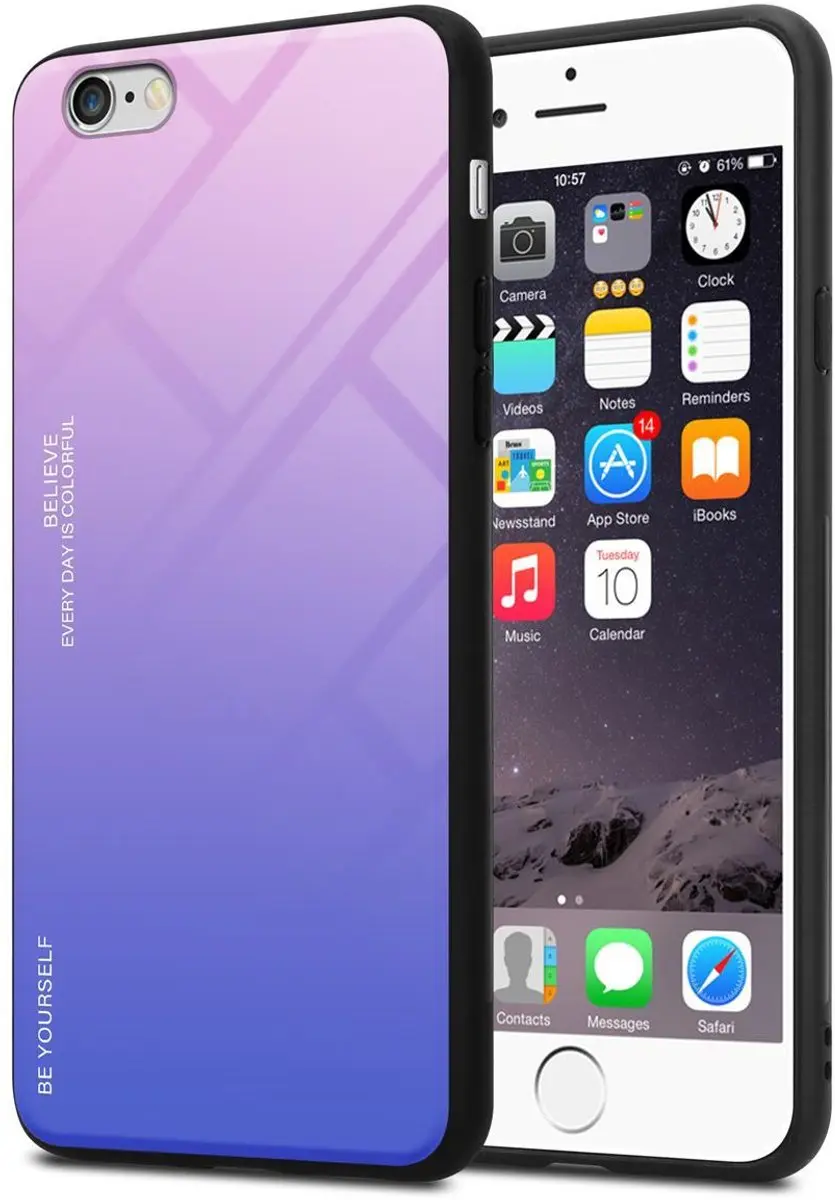 Cadorabo Hoesje geschikt voor Apple iPhone 6 / 6S in ROZE