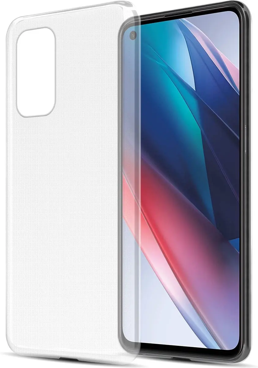 Cadorabo Hoesje geschikt voor Oppo FIND X3 LITE in VOLLEDIG TRANSPARANT