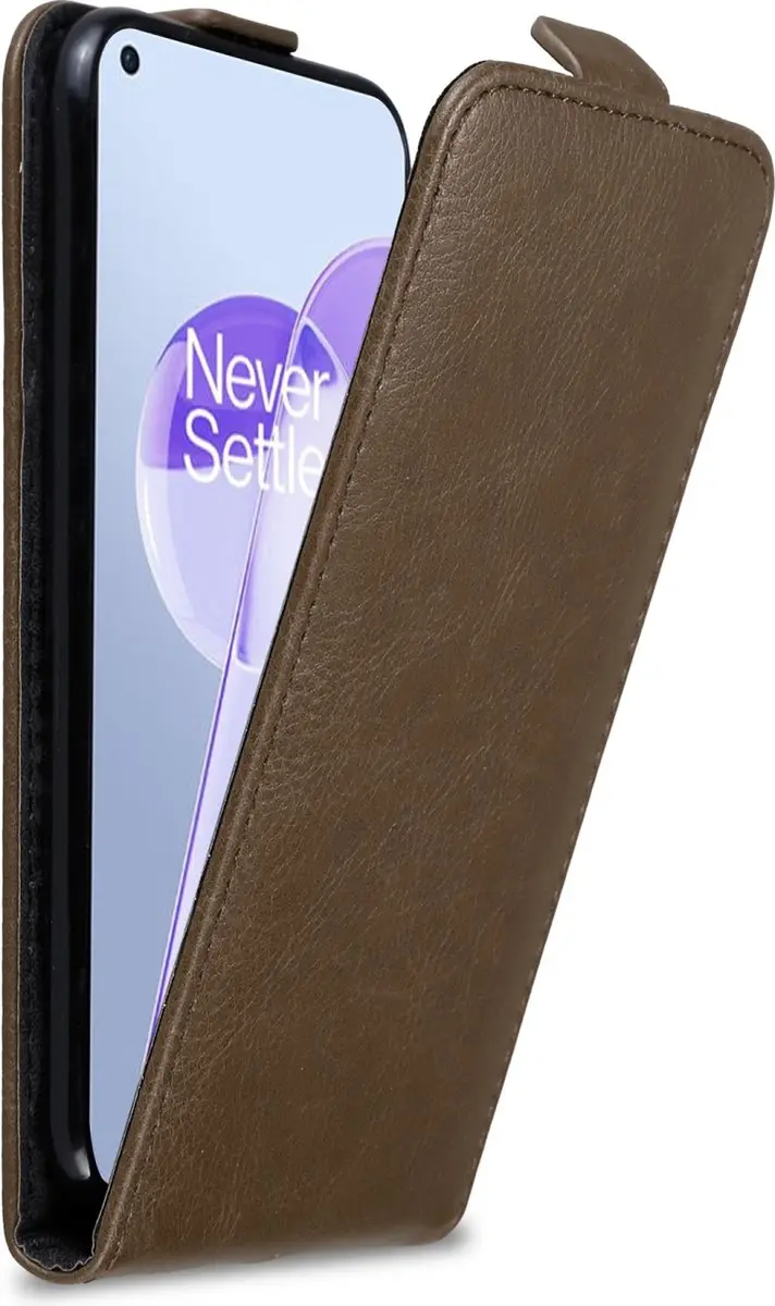 Cadorabo Hoesje geschikt voor OnePlus 9RT 5G in KOFFIE BRUIN