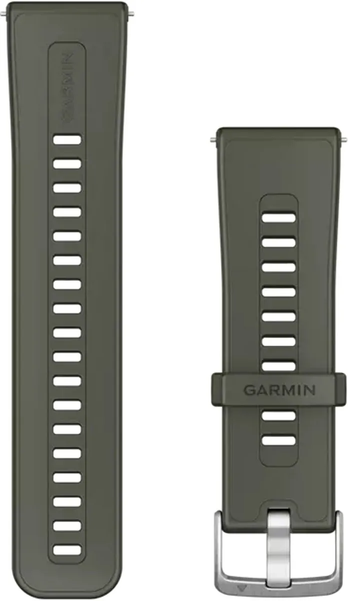Garmin Siliconen Band Moss Green 24mm