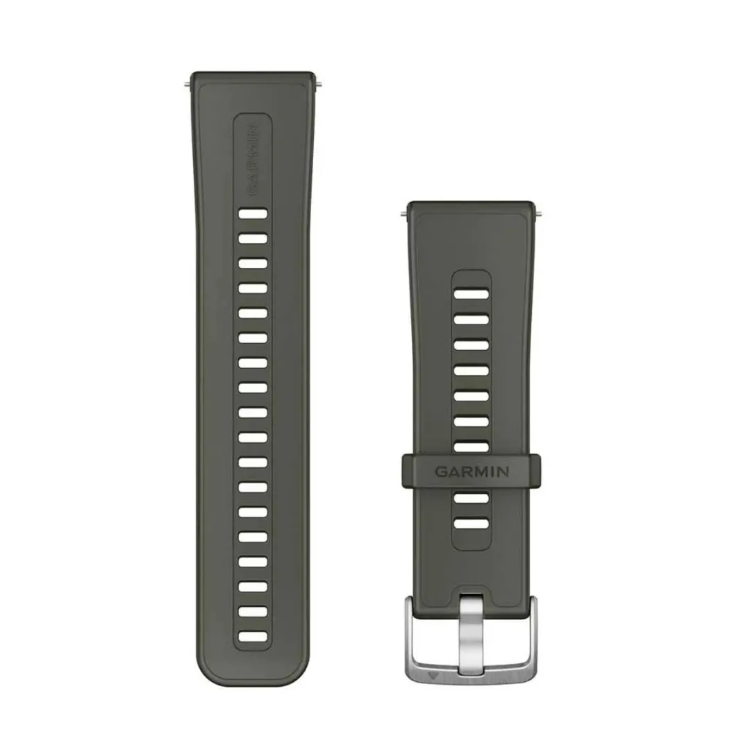 Garmin Siliconen Band Moss Green 24mm