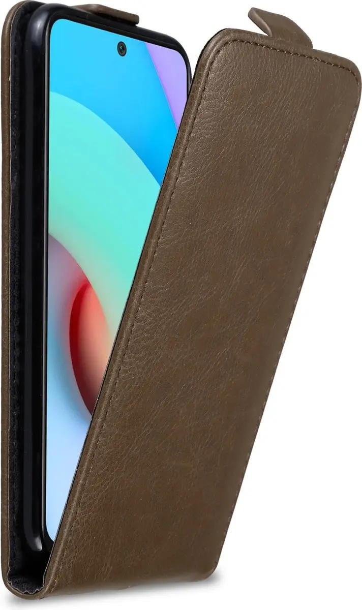 Cadorabo Hoesje geschikt voor Xiaomi RedMi 10 in KOFFIE BRUIN