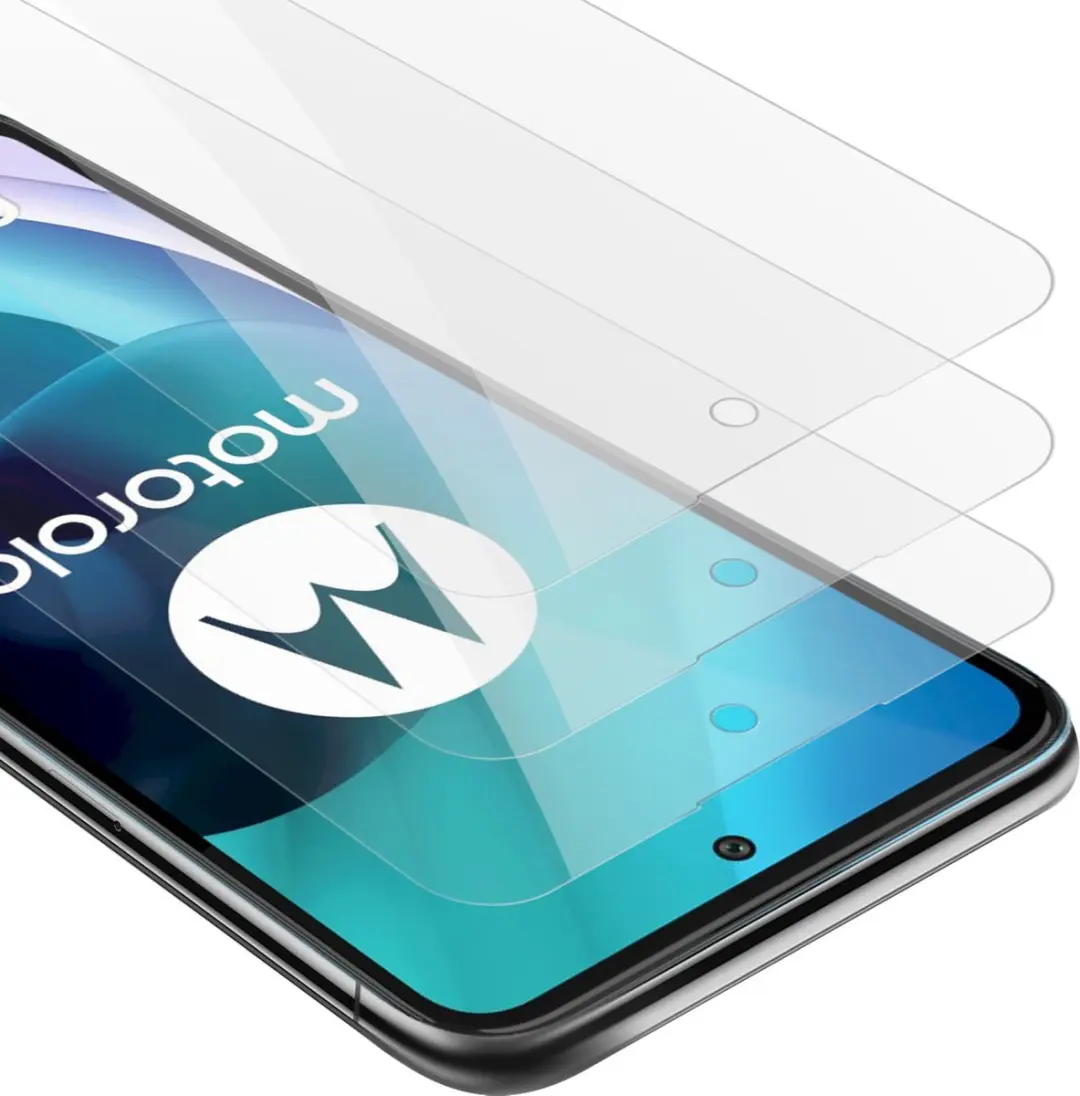 Cadorabo 3x Screenprotector geschikt voor Motorola MOTO G71 5G