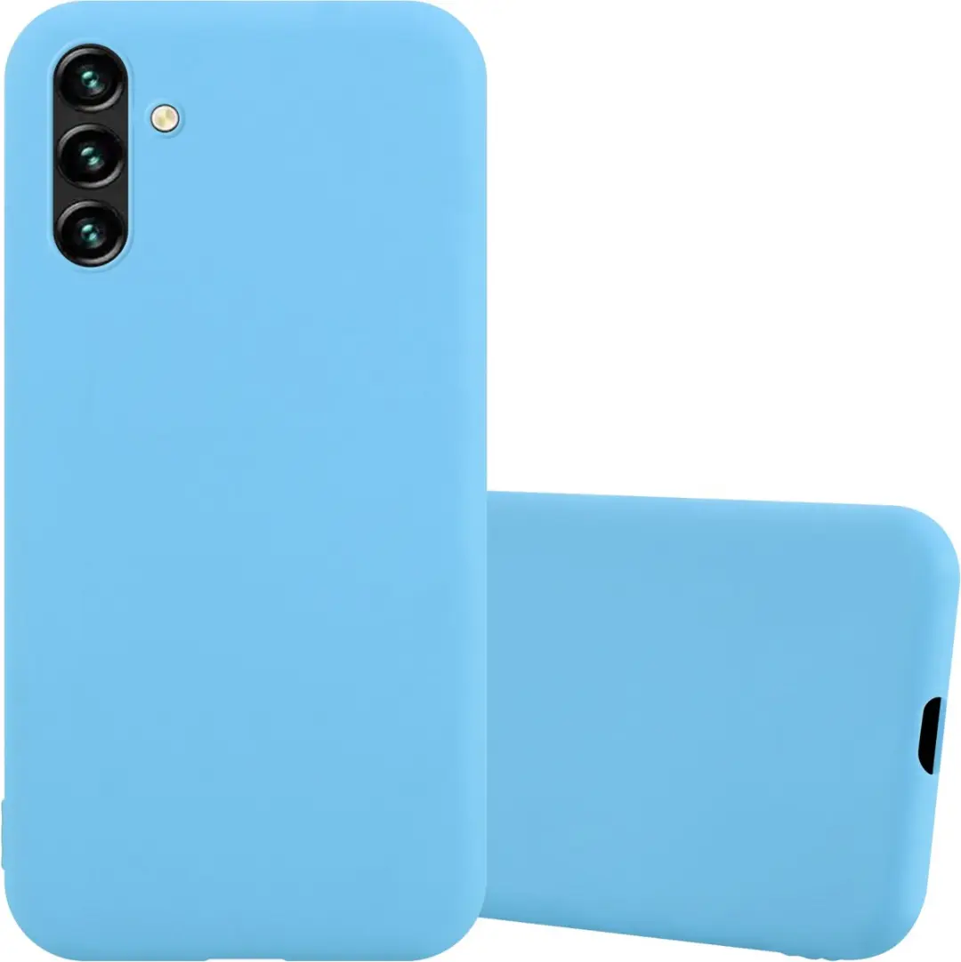 Cadorabo Hoesje geschikt voor Samsung Galaxy A13 5G in CANDY BLAUW