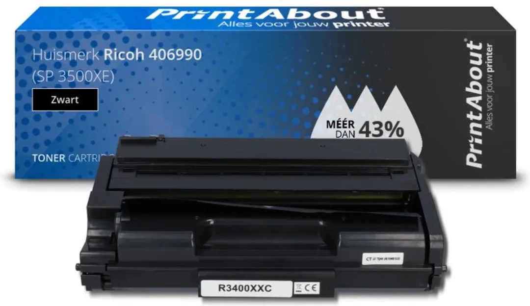 PrintAbout Ricoh 406990-PA Toner Zwart