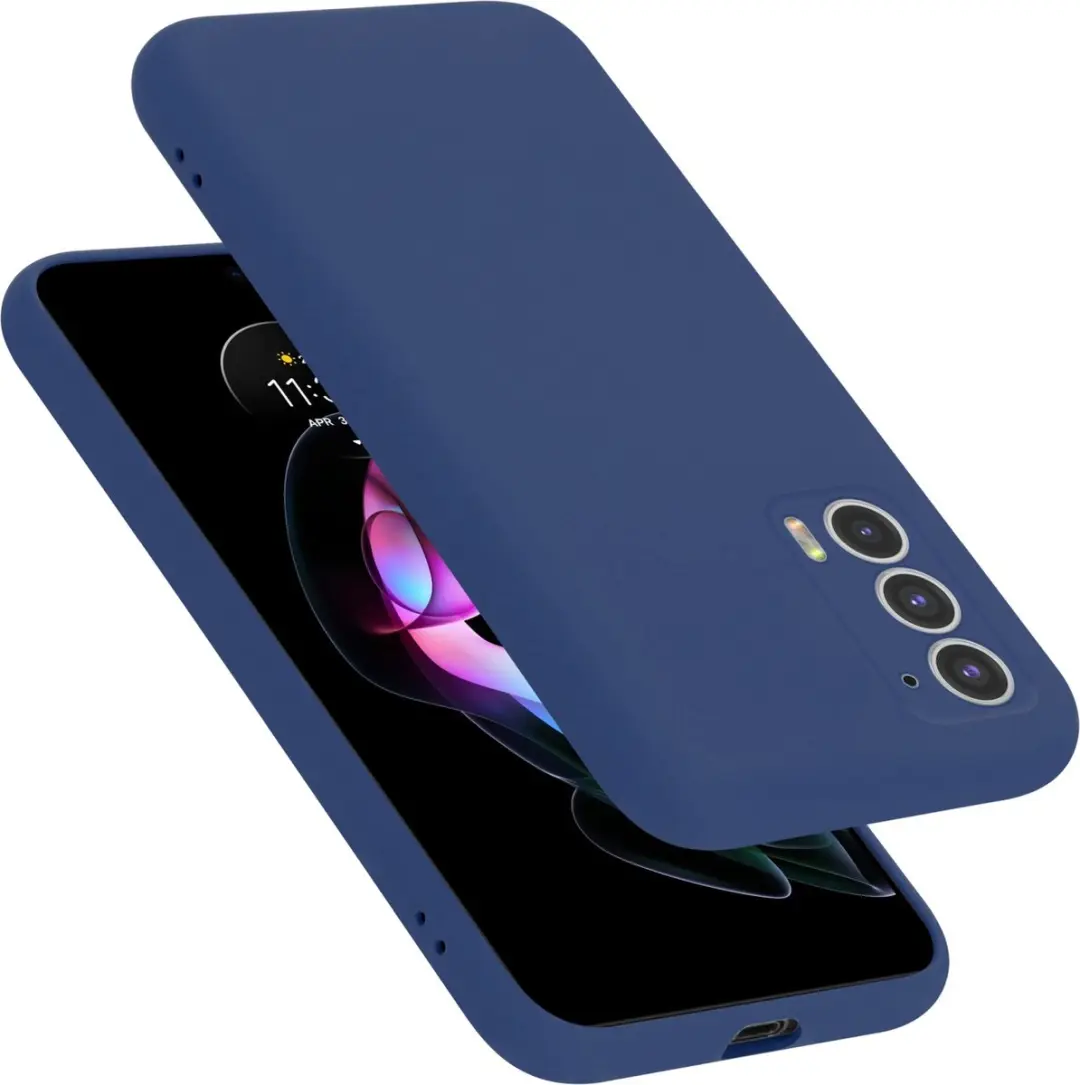 Cadorabo Hoesje geschikt voor Motorola EDGE 20 in LIQUID BLAUW