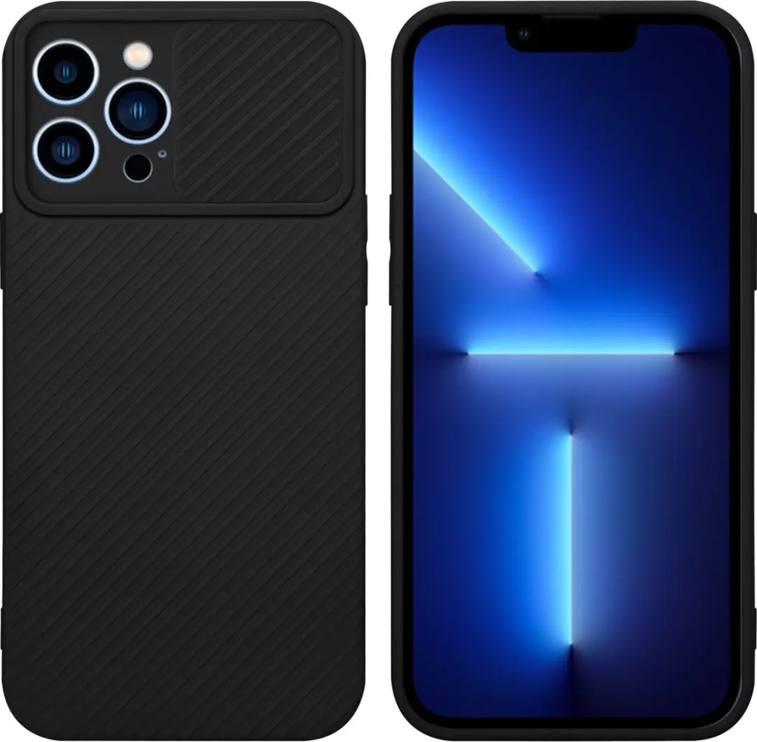 Cadorabo Hoesje geschikt voor Apple iPhone 13 PRO MAX in Bonbon Zwart