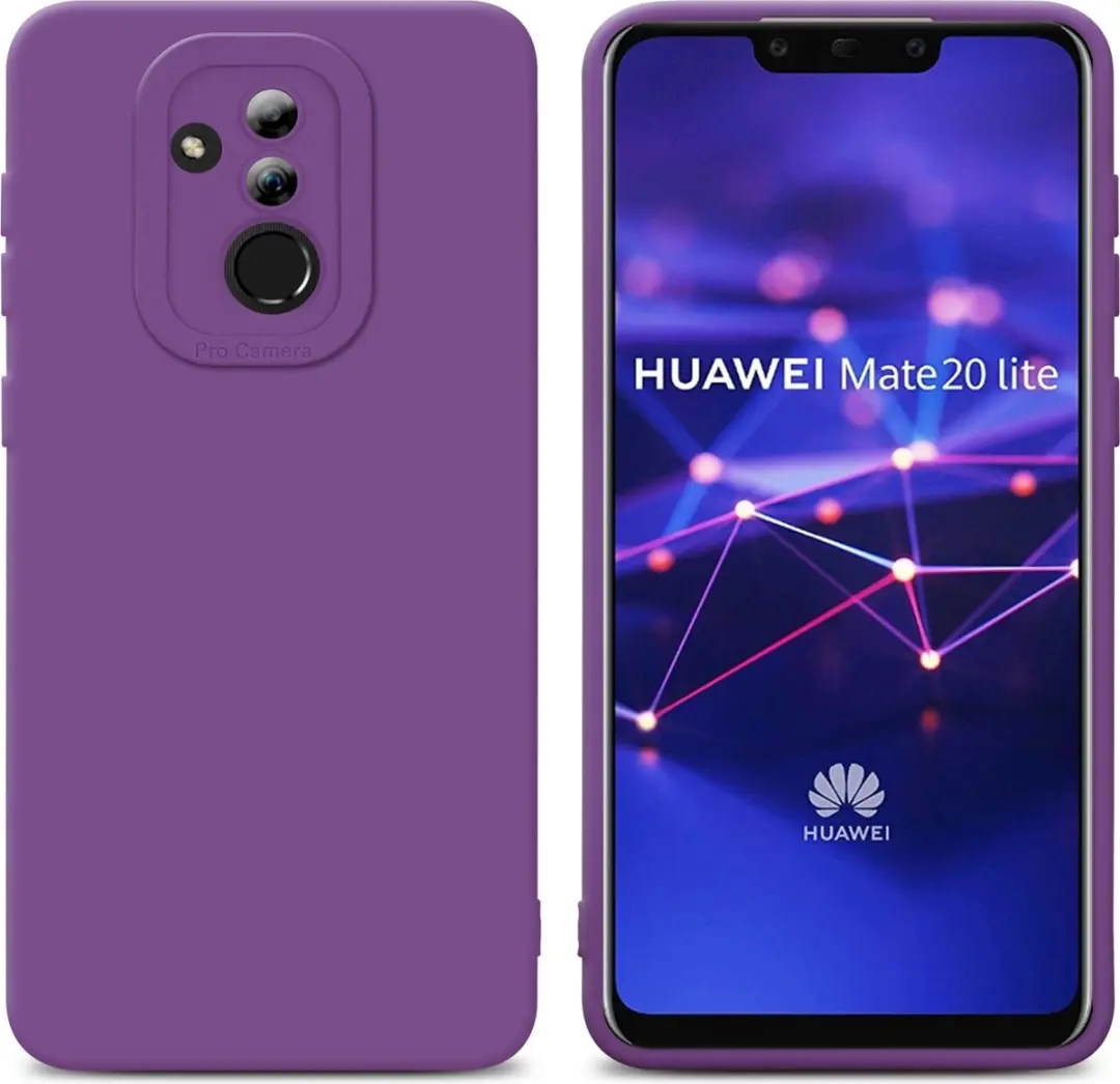 Cadorabo Hoesje geschikt voor Huawei MATE 20 LITE in FLUID MAT PAARS