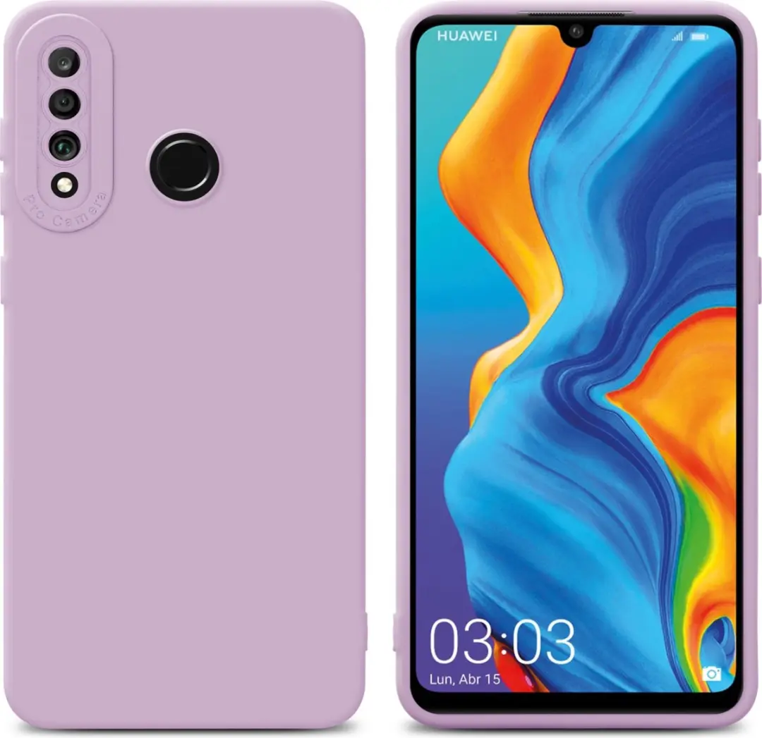 Cadorabo Hoesje geschikt voor Huawei P30 LITE in FLUID CREAM