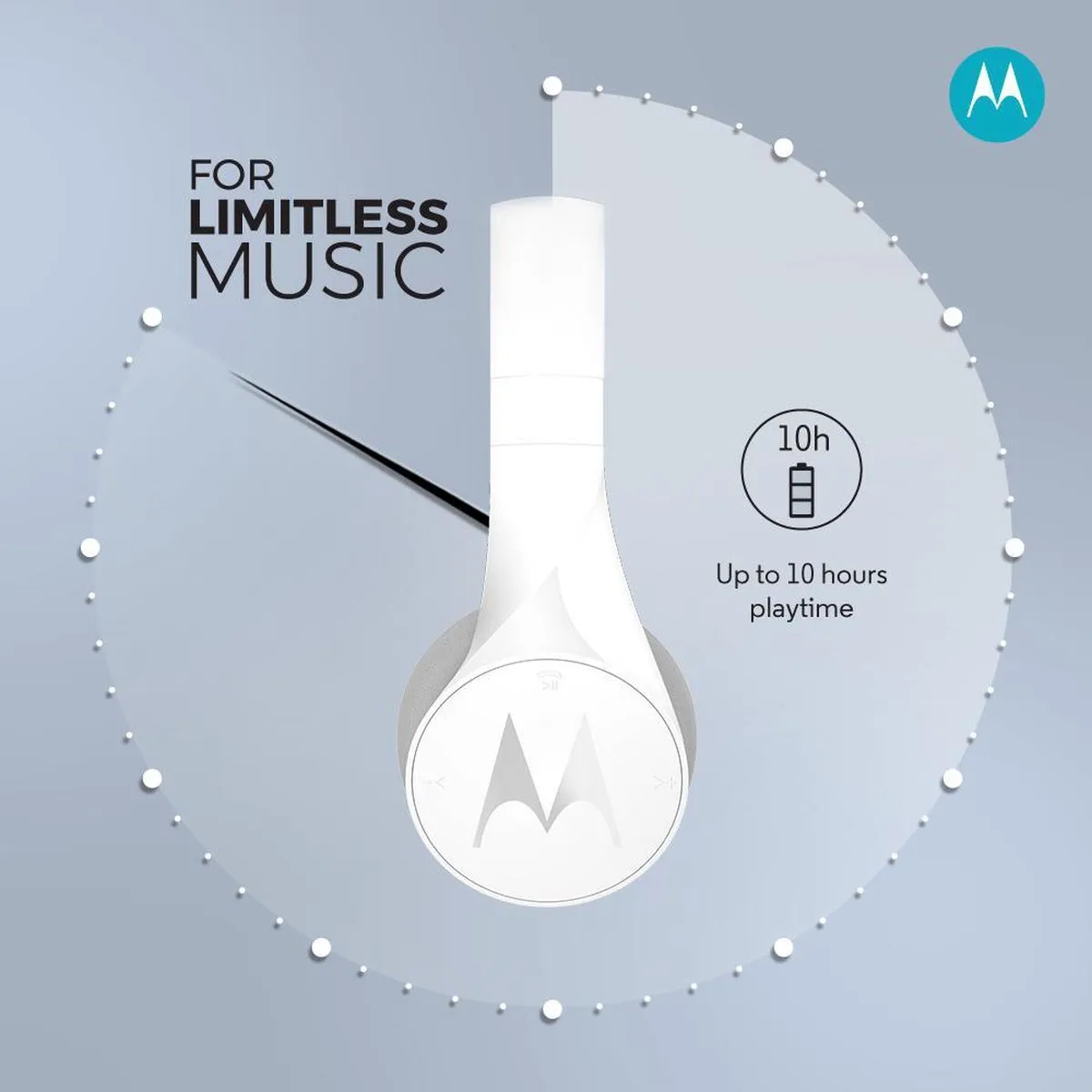 Motorola Pulse Escape Bluetooth Koptelefoon - Wit