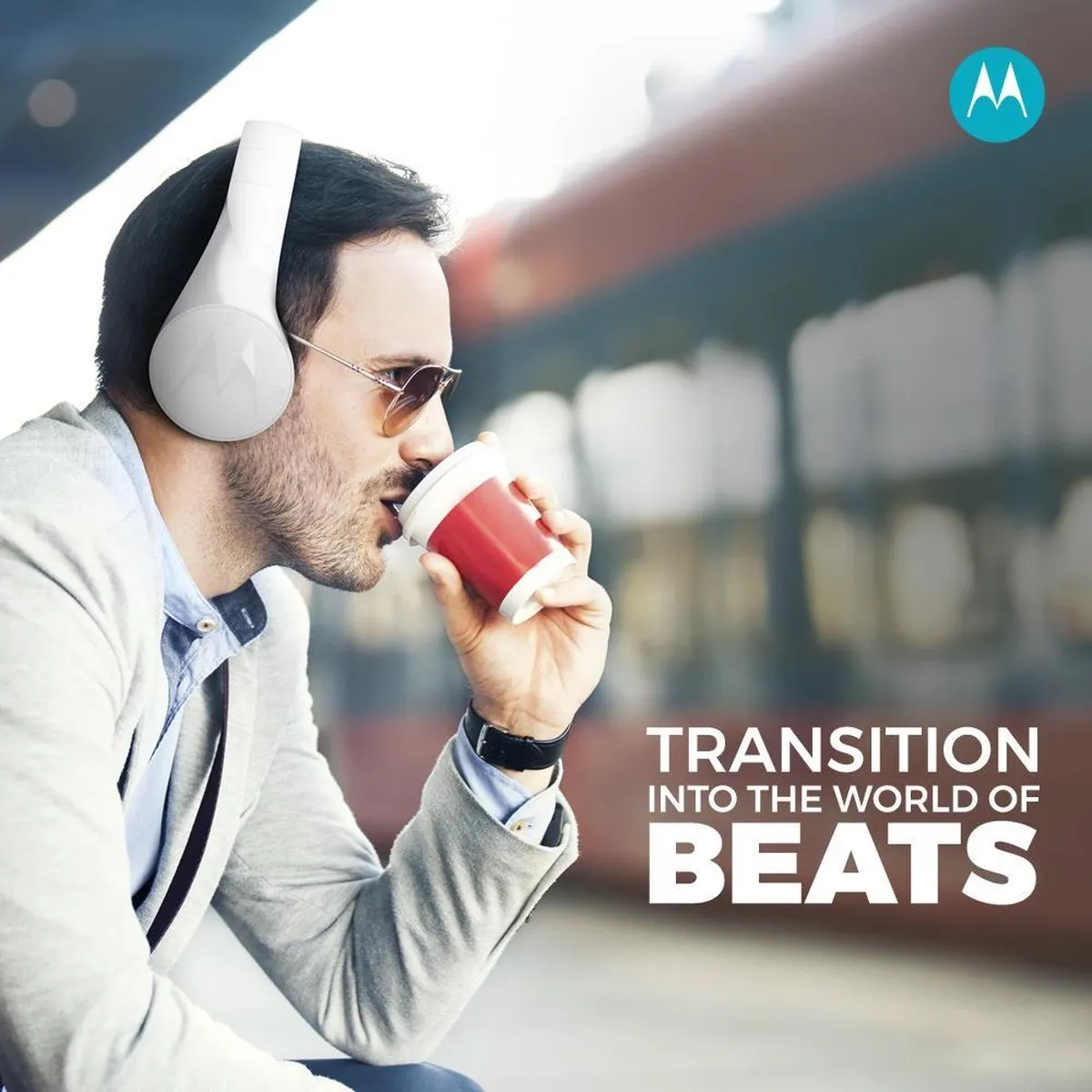 Motorola Pulse Escape Bluetooth Koptelefoon - Wit