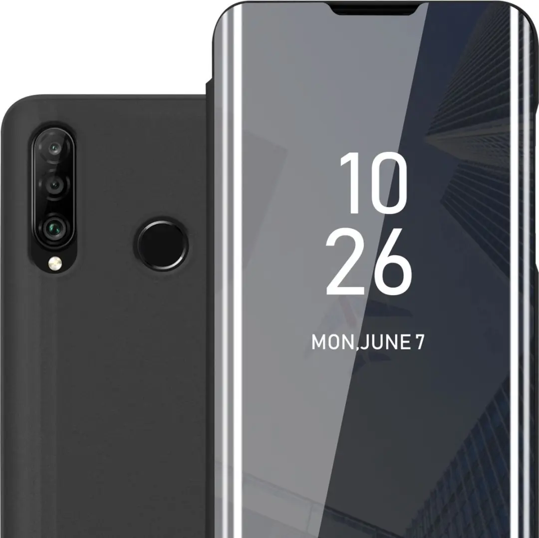 Cadorabo Hoesje geschikt voor Huawei P30 LITE in TOERMALIJN ZWART