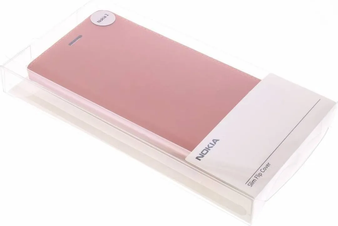 Nokia Slim Flip Case - bruin koper - Nokia 2