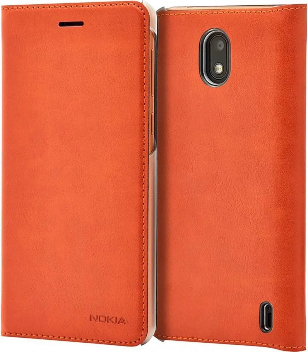 Nokia Slim Flip Case - bruin koper - Nokia 2