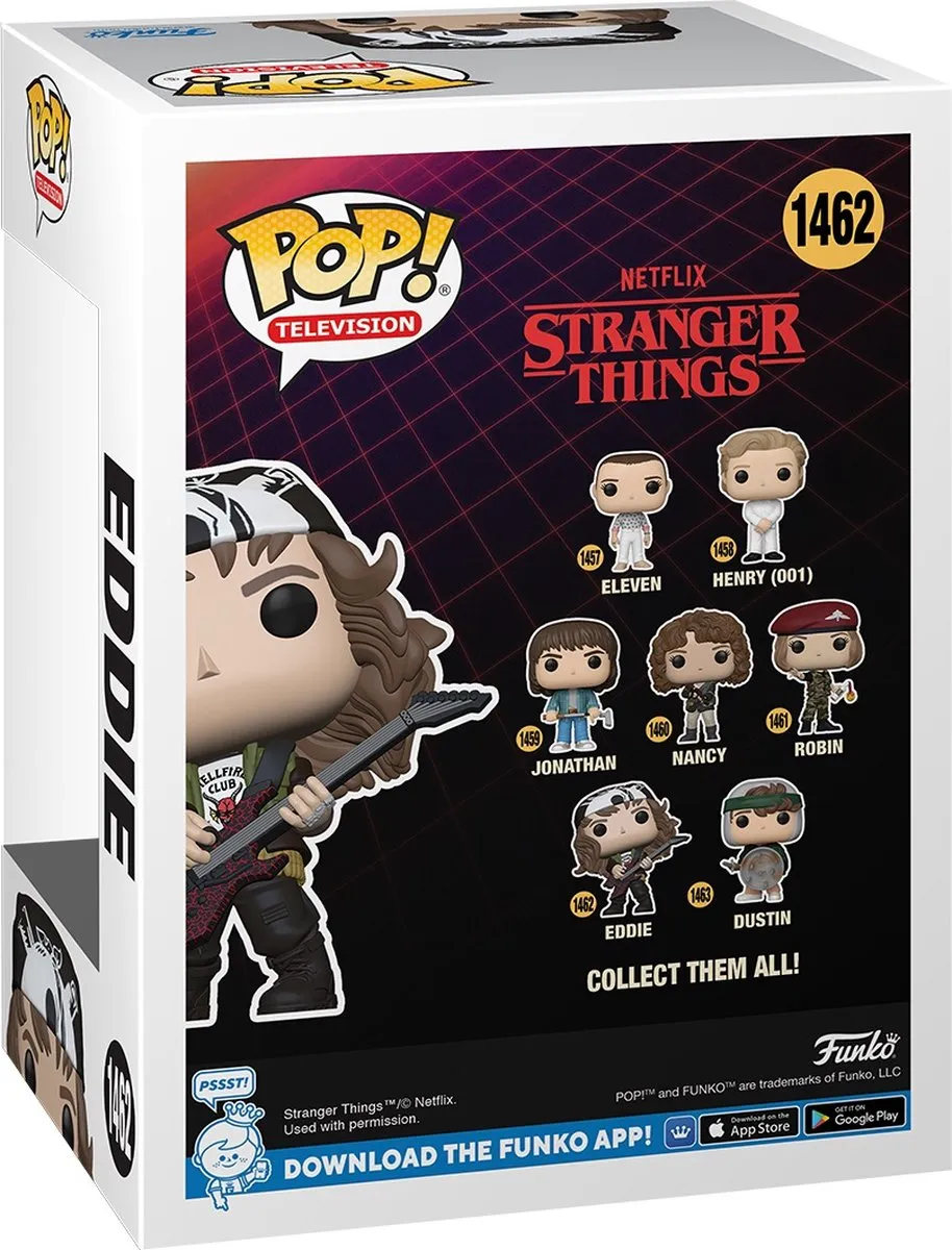 Funko Pop! TV: Stranger Things - Hunter Eddie (with Guitar)