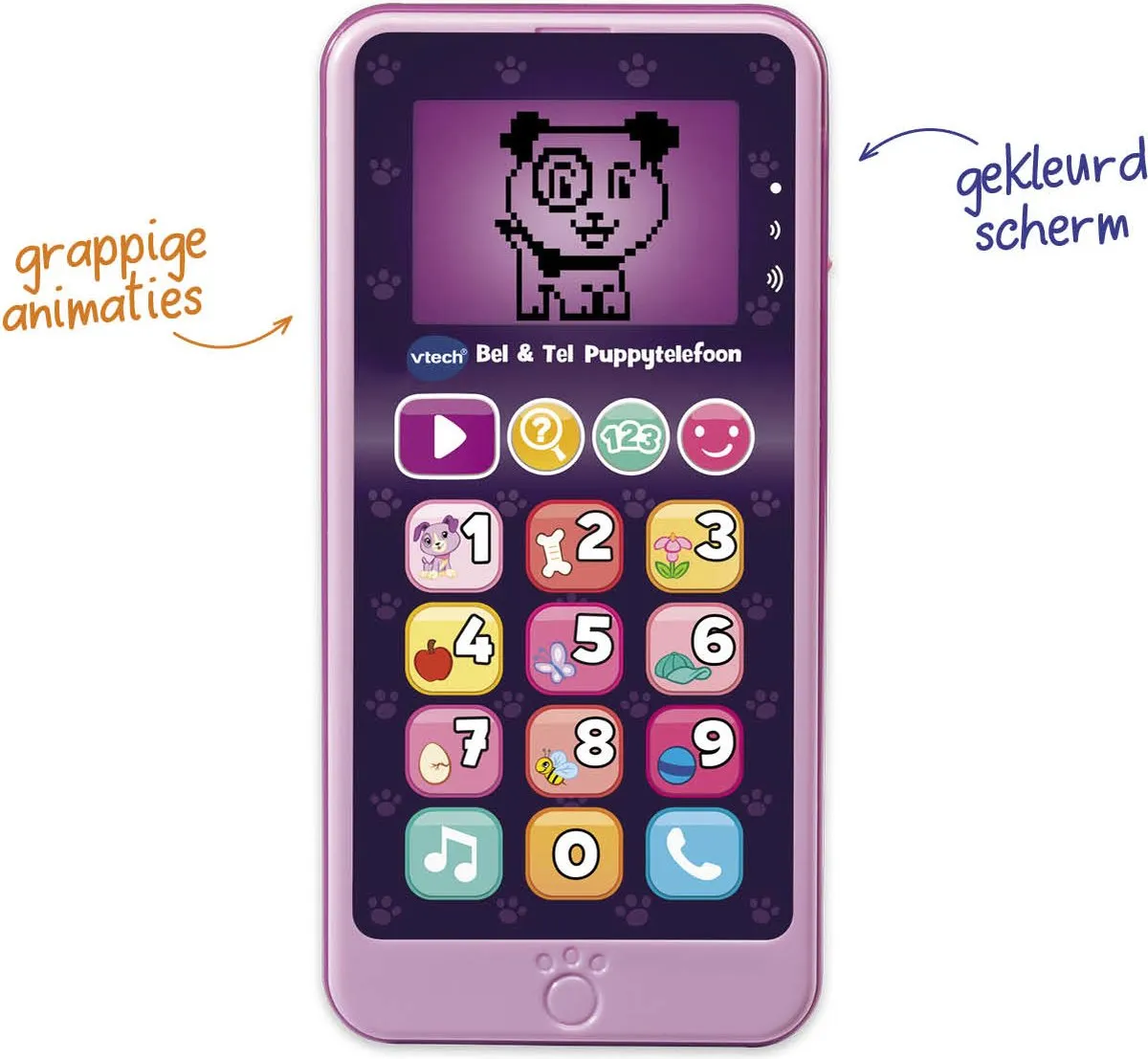 VTech Bel & Tel Puppytelefoon 80-603752 - Roze