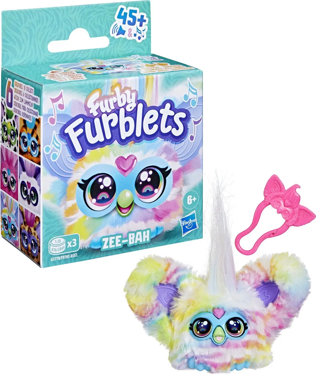 Hasbro Furby Furblets Zee Bah Speelfiguur - afbeelding 6 van 6