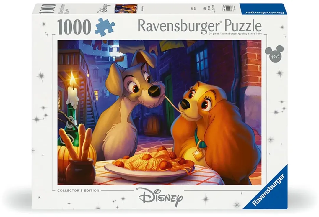 Ravensburger Disney Lady en de Vagebond Puzzel 1000 Stuks - Multicolor