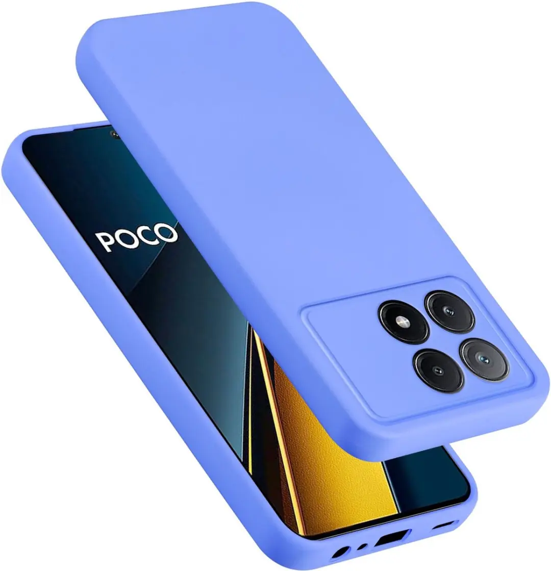 Cadorabo Hoesje geschikt voor Xiaomi Poco X6 Pro in LIQUID LICHT PAARS