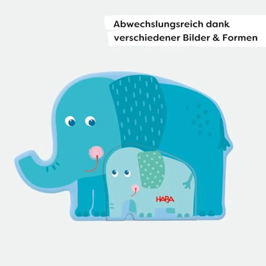 Haba 6 Eerste Puzzels Dierlijke Familie 2012185003 - Multicolor