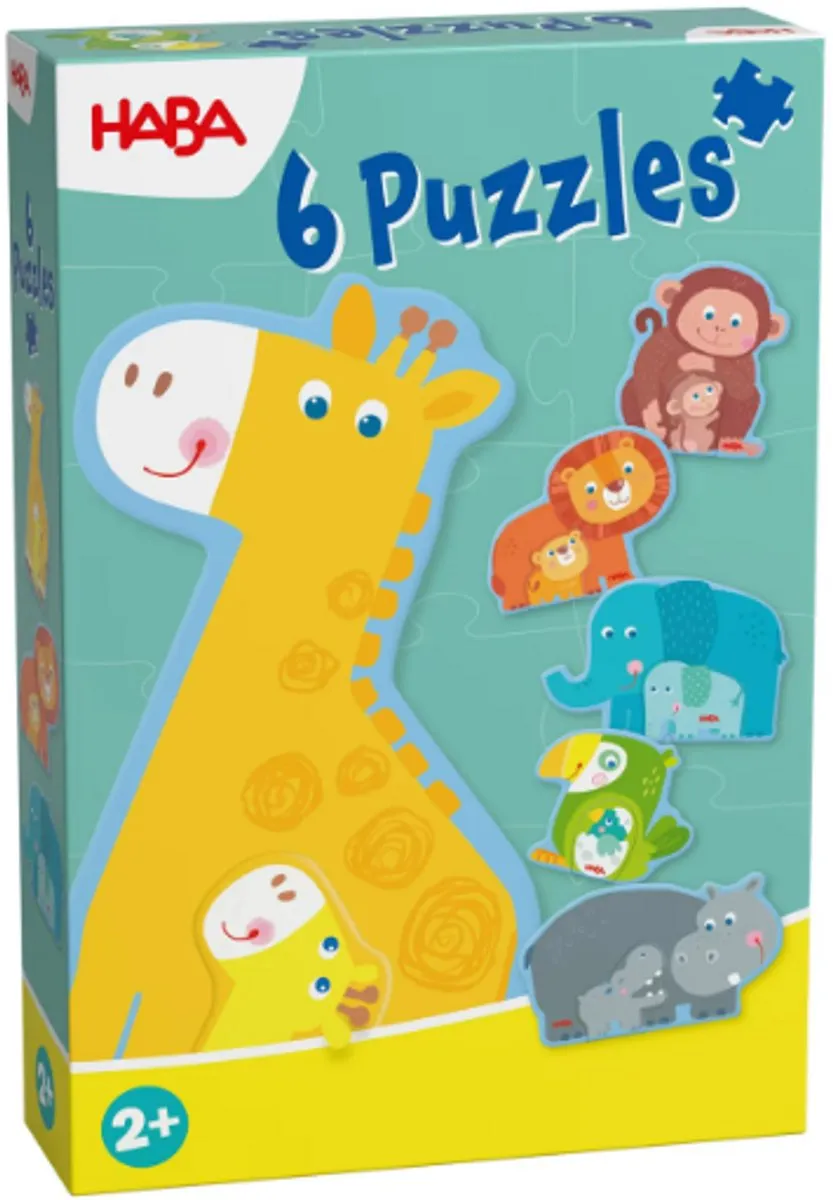 Haba 6 Eerste Puzzels Dierlijke Familie 2012185003