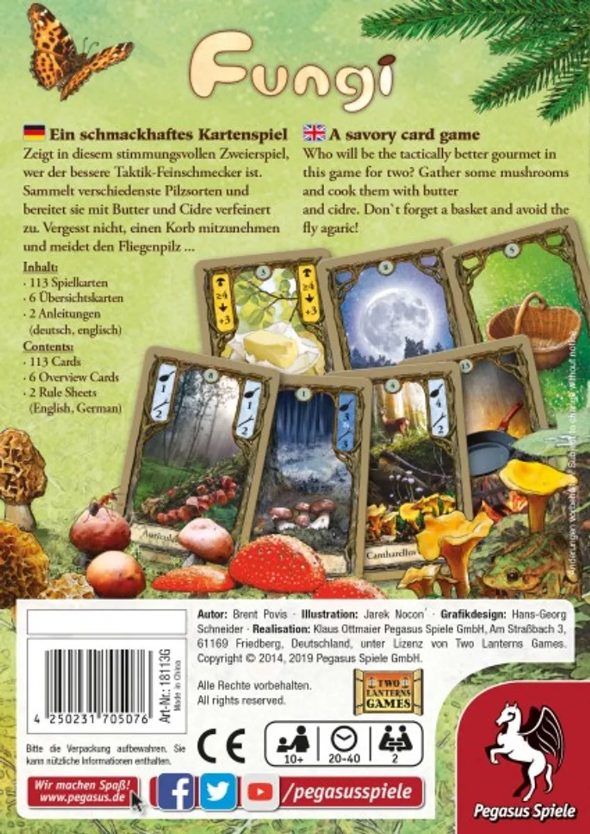 Asmodee Pegasus Fungi Kaartspel - 2 Spelers