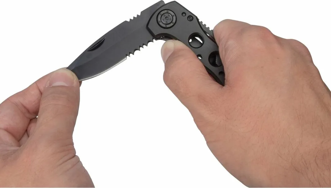 Wolfcraft Vrijetijdsmes 4289000 - Zwart