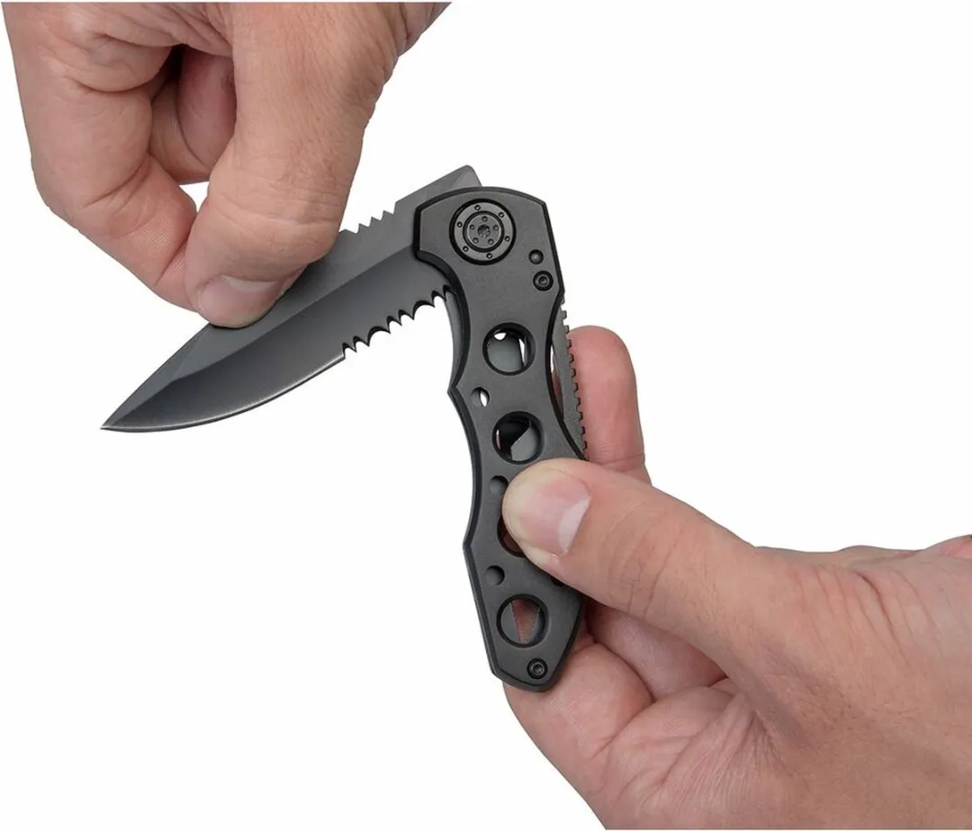 Wolfcraft Vrijetijdsmes 4289000 - Zwart