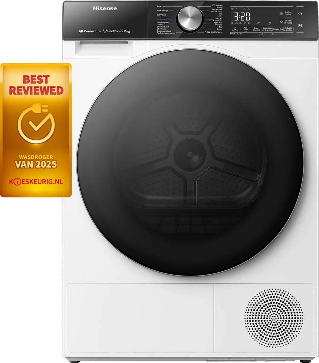 Hisense 5S DH5S102BW Warmtepompdroger 10kg