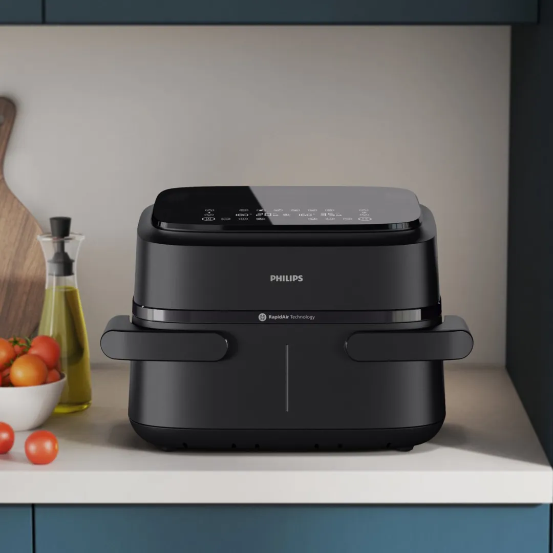 Philips Airfryer 1000 Series Dual Basket 2450W - Zwart