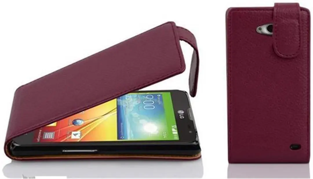 Cadorabo Hoesje geschikt voor LG L90 (1. SIM) in BORDEAUX PAARS
