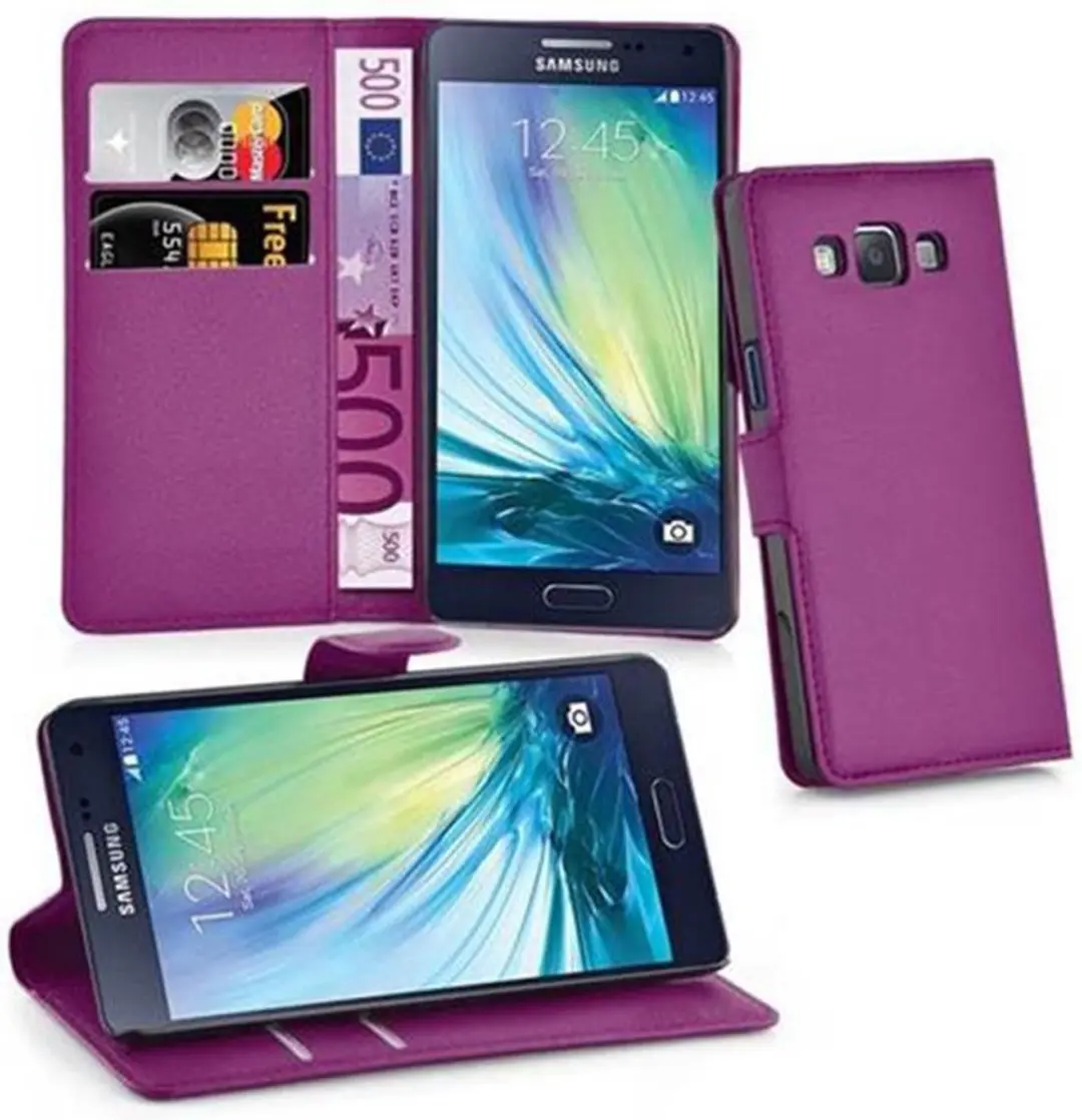 Cadorabo Hoesje geschikt voor Samsung Galaxy A3 2015 in MANGAAN PAARS
