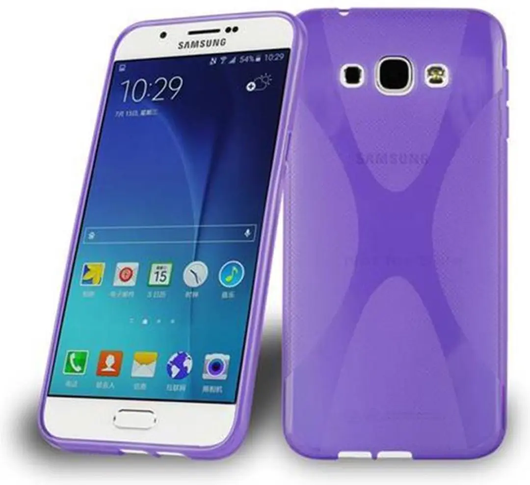 Cadorabo Hoesje geschikt voor Samsung Galaxy A8 2015 in LILA VIOLET