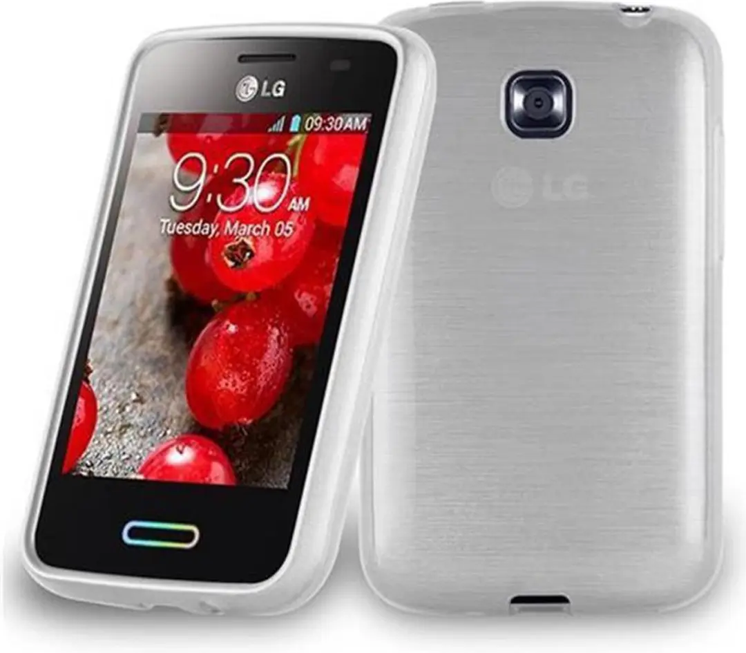 Cadorabo Hoesje geschikt voor LG L3 II (2. SIM) in ZILVER