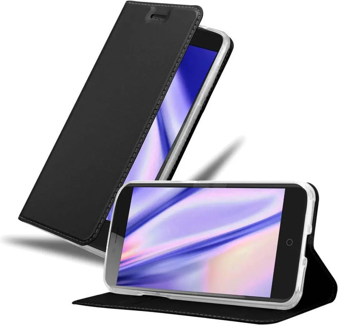 Cadorabo Hoesje geschikt voor ZTE Blade V7 in CLASSY ZWART