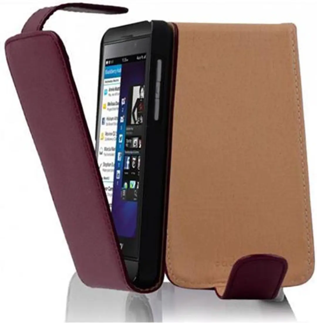Cadorabo Hoesje geschikt voor Blackberry Z10 in BORDEAUX PAARS