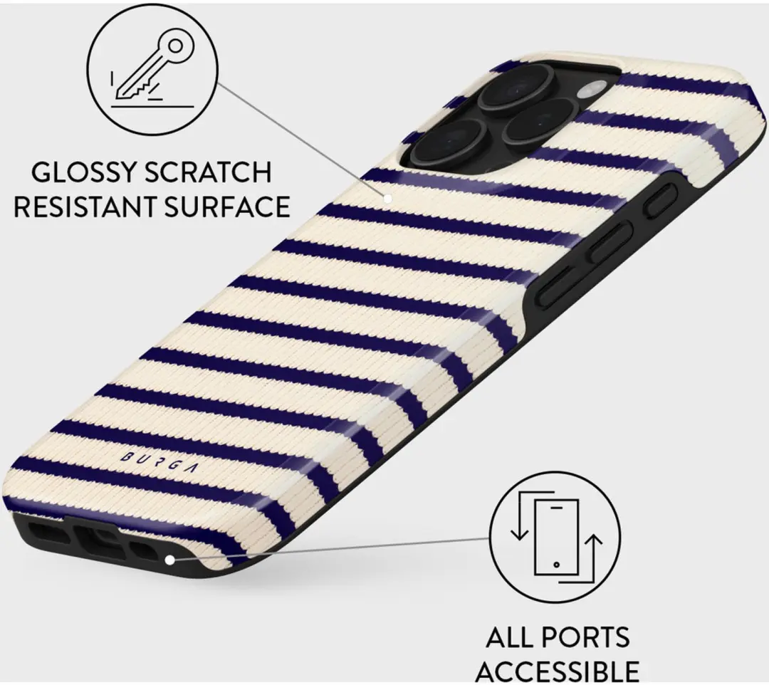 Burga Tough Backcover MagSafe iPhone 16 Pro Hoesje - Old Money - afbeelding 5 van 6