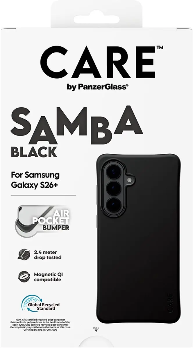 PanzerGlass CARE Samba Hoesje Galaxy S26+ - Qi - Zwart - afbeelding 2 van 6