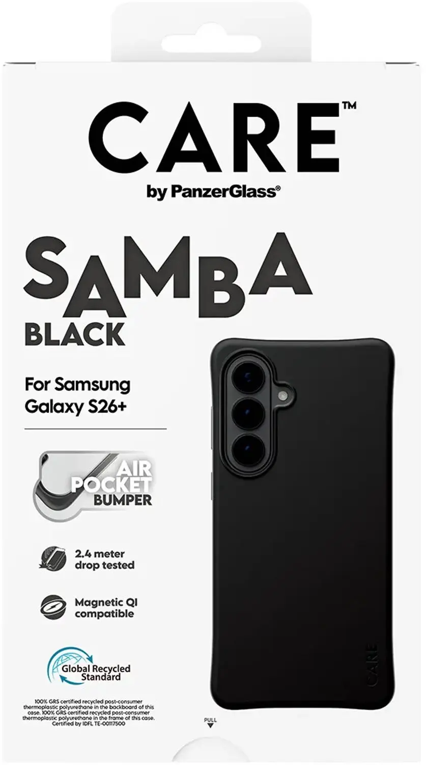 PanzerGlass CARE Samba Hoesje Galaxy S26+ - Qi - Zwart - afbeelding 5 van 6