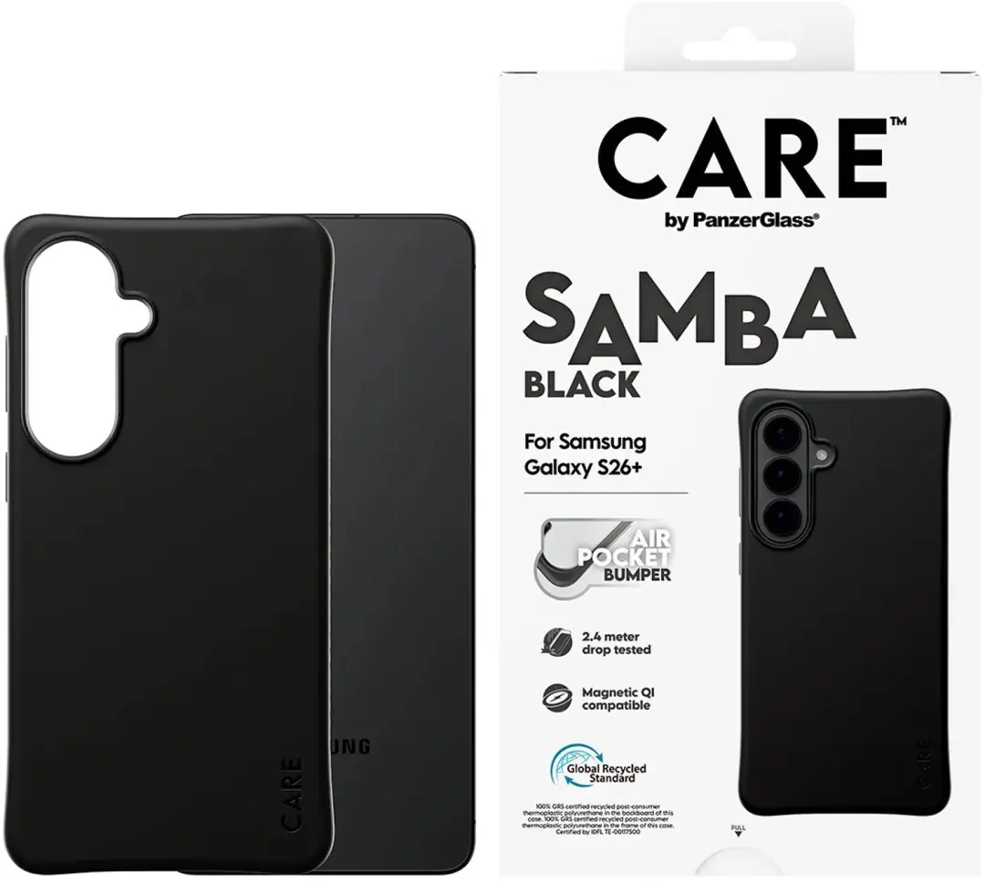 PanzerGlass CARE Samba Hoesje Galaxy S26+ - Qi - Zwart - afbeelding 6 van 6