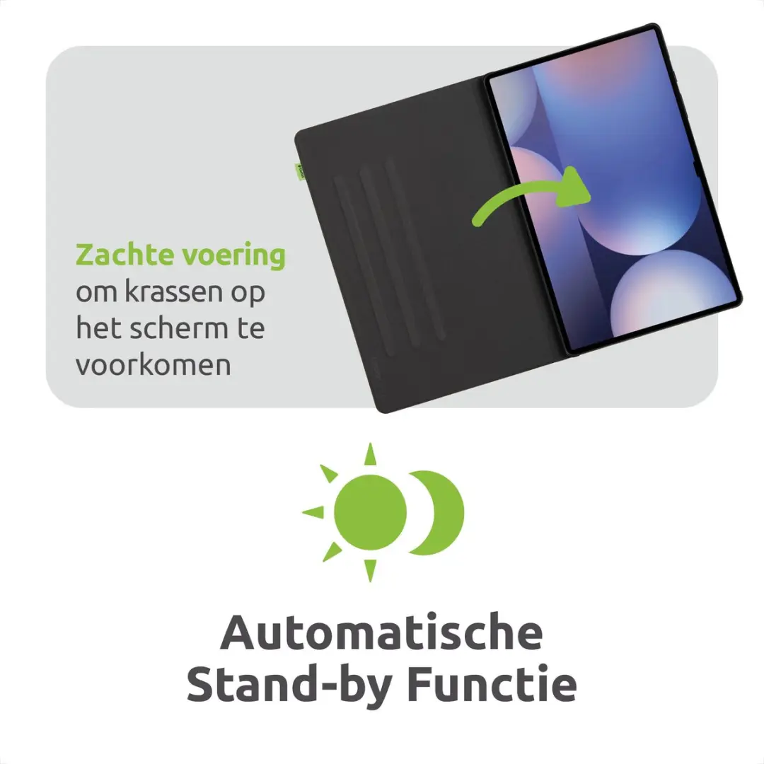Gecko Covers Cactus V11CB02C01 Tablethoes - Zwart - afbeelding 6 van 6