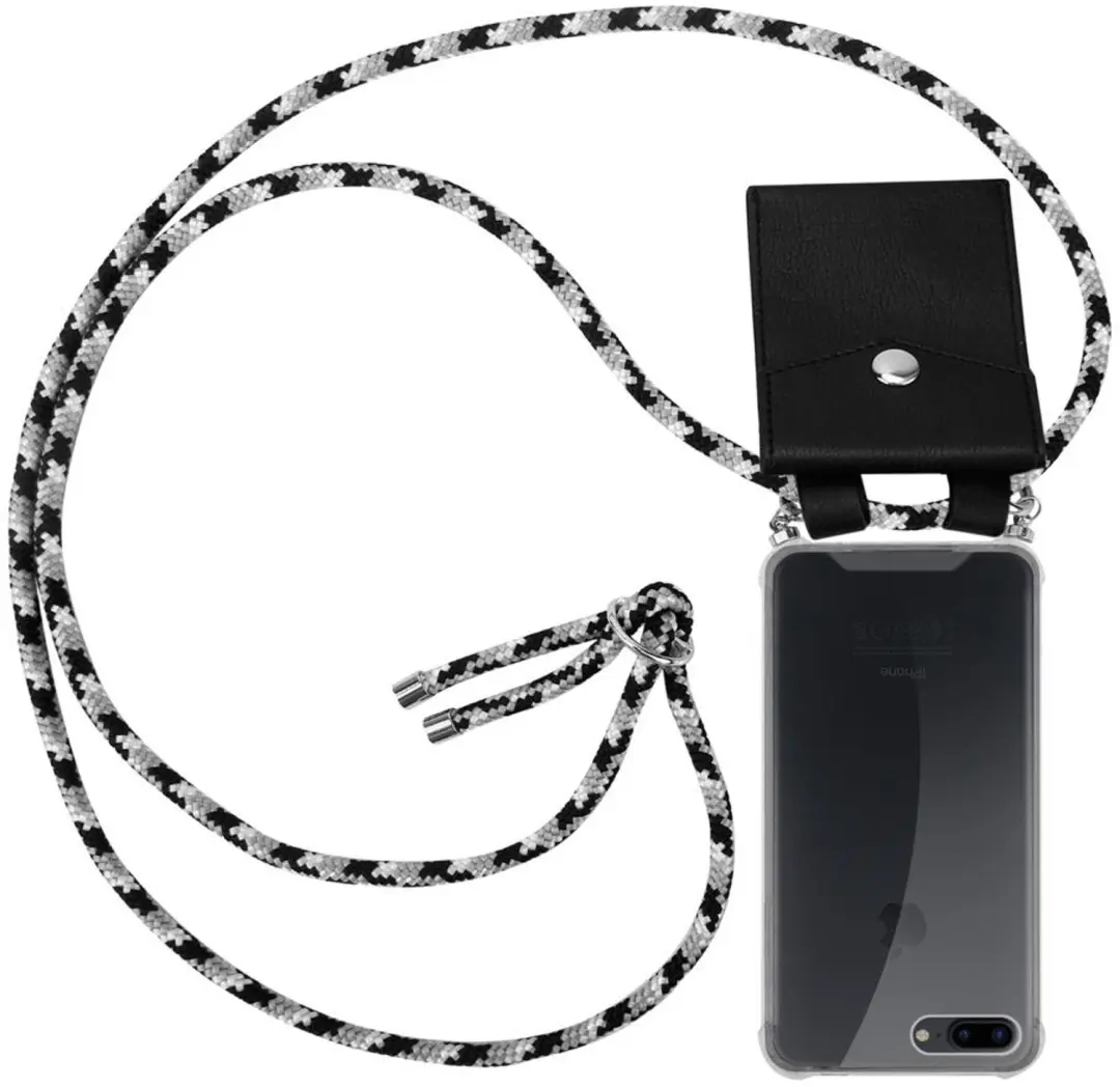 Cadorabo Hoesje geschikt voor Apple iPhone 7 PLUS / 7S PLUS / 8 PLUS in ZWARTE C