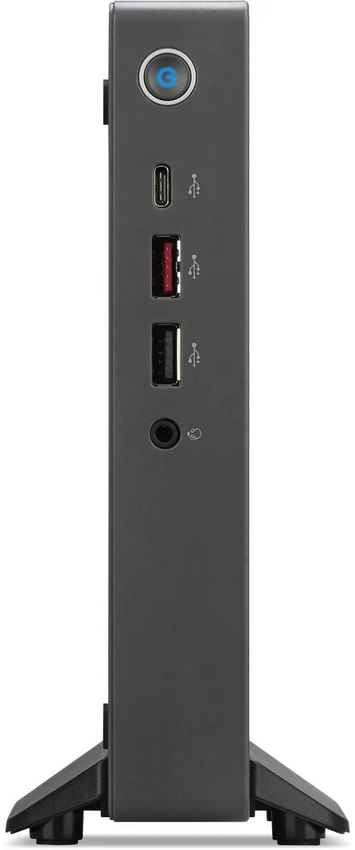 Acer Veriton N2595GT Mini PC - Intel Core 5 120U - 8GB DDR5 - 256GB SSD - Zwart - afbeelding 6 van 6