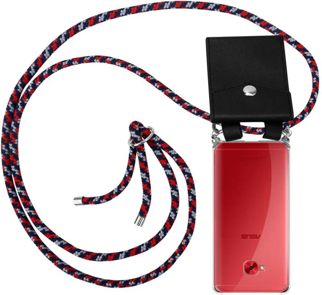 Cadorabo Hoesje geschikt voor Asus ZenFone 4 Selfie PRO in ROOD BLAUW WIT
